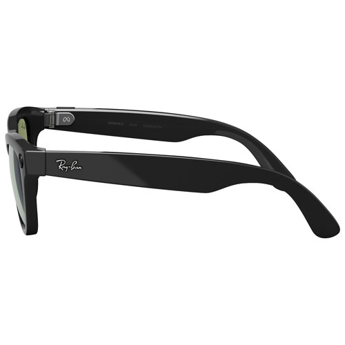 Lunettes Skyler de Ray-Ban | Meta avec IA, photo, vidéo, audio et messagerie - Noir brillant/Vert G15