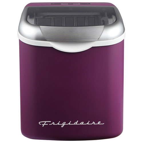 Machine à glaçons rétro de 26 lb de Frigidaire - Merlot - Exclusivité Best Buy