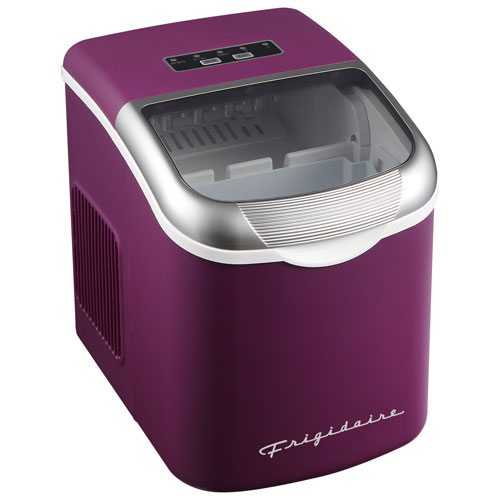 Machine à glaçons rétro de 26 lb de Frigidaire - Merlot - Exclusivité Best Buy