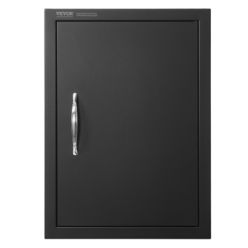 VEVOR  16W X 22H Inch Bbq Access Door, Single Outdoor Kitchen Door, Cold Plate Flush Mount Door, Wall Vertical Door w Handle, for Bbq Island