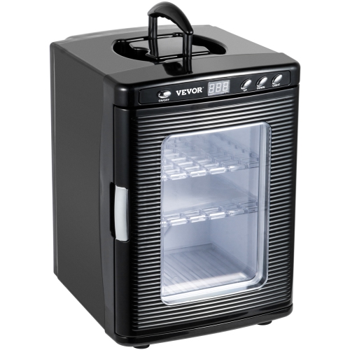 VEVOR Egg Incubator and Hatcher 25L Black Reptile Egg Incubator 5-42°C Scientific Hatcher Heating Bright LED Digital Display For Small Animals