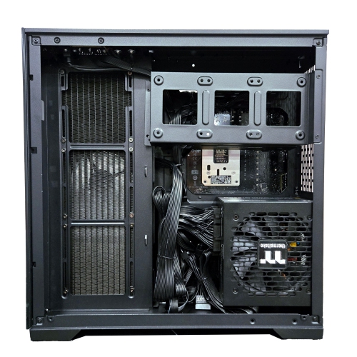 FunHei Tech Gaming PC, AMD Ryzen 7 9800X3D 8-Core Processor, RTX 5070, 32GB DDR5 RAM, 4TB SSD, WiFi & Bluetooth, Win11 Pro, Black