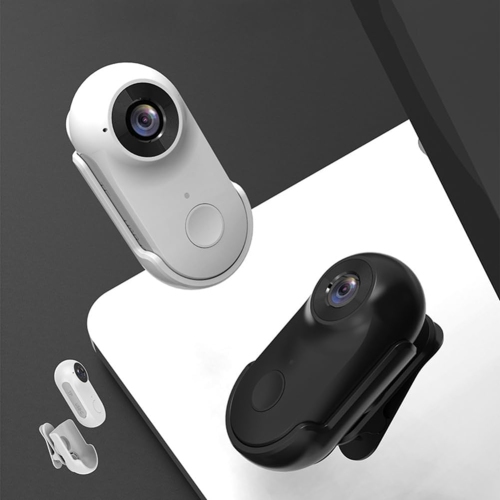 HD 1080p magnetic action camera with 32GB memory card - waterproof, OTG-enabled, long-lasting battery life, suitable for fitness/travel.(black)