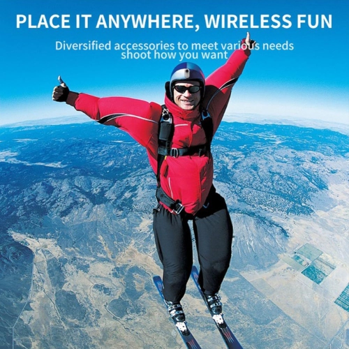 Black Mini Action Camera – Recorder Camera HD 1080p, 150° Wide Angle, 0.96-inch LCD Screen, Cover Thumb Action Camera