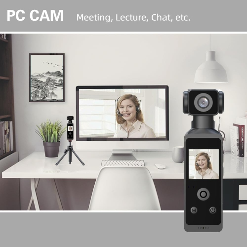 Caméra de poche sport 5K Caméra numérique de poche Rotation 270 degrés Caméra portative créative Caméra de sport extérieure Photographe portatif