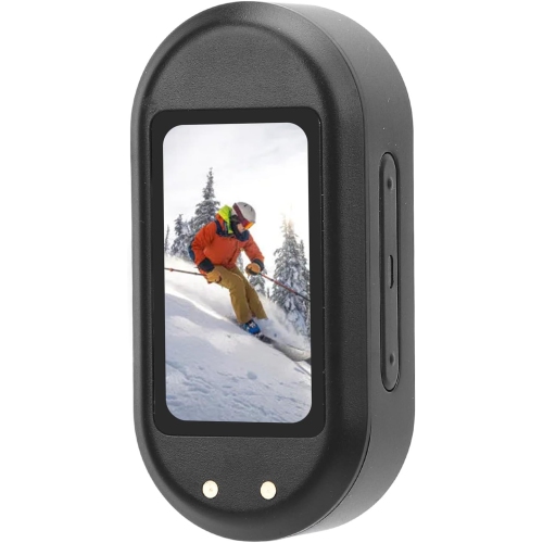 1080P Waterproof Thumb Action Camera with 64GB Card - 140 Min Battery, AI Editing, Mountable for Sports & Vlogging(black)