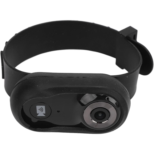 Black Mini Pet Sports Camera – 1080P HD, Wide Angle Lens for Collar Mounting Animal View Camera Recorder