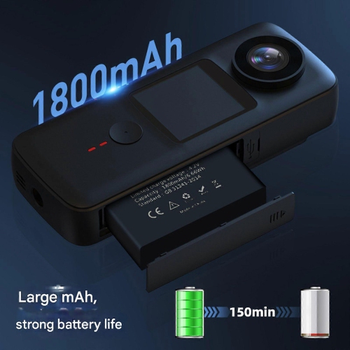 1080P WiFi 4K HD Action Camera - 24MP, Dual Screen, 30M Waterproof, Anti-Shake Handheld Vlog Recorder