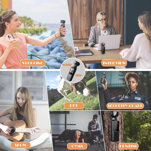 Magic Cube Pocket Camera 4K Ultra HD Pocket Camera 270° Rotatable Pocket Camera Suitable for Outdoor, Cycling, Diving, Filming [Without TF Card]