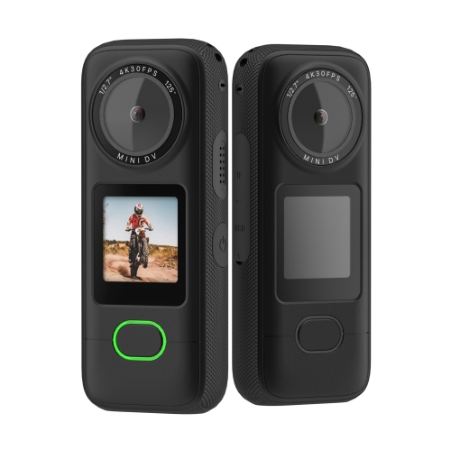 GREEN SCENIC  4K HD Action Camera, Pocket Camera, Thumb Camera, Ipx6, Image Stabilization, Outdoor Fishing And Motorcycle Riding Dashcam, 64GB Memory
