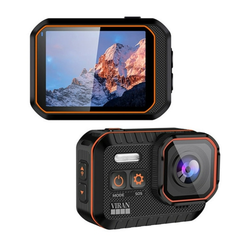 Black 4K UHD Action Camera – 20 megapixels, 170° wide angle, WiFi, entry-level action photography
