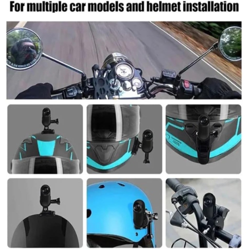 Mini caméra d'action HD 1080p blanche avec carte mémoire 32 Go – Enregistrement à une touche, ultraportatif, adapté à un usage extérieur Caméra