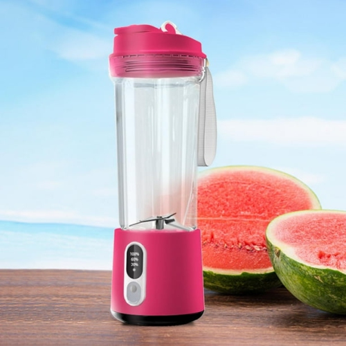 Portable blender mixer juicer cup smoothie fruit milkshake food blender fruit pink