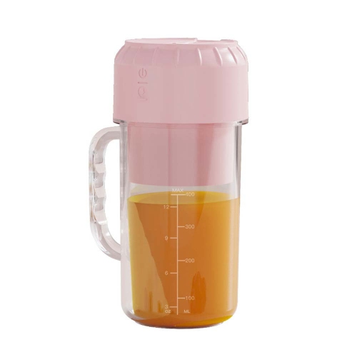 Portable USB Rechargeable Mini Juicer, Handheld Mini Personal Electric Juicer - Pink