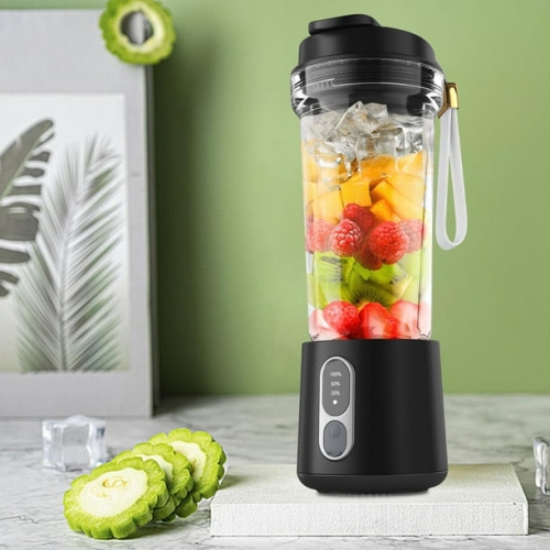 Portable blender mixer juicer cup smoothie fruit milkshake food blender fruit black