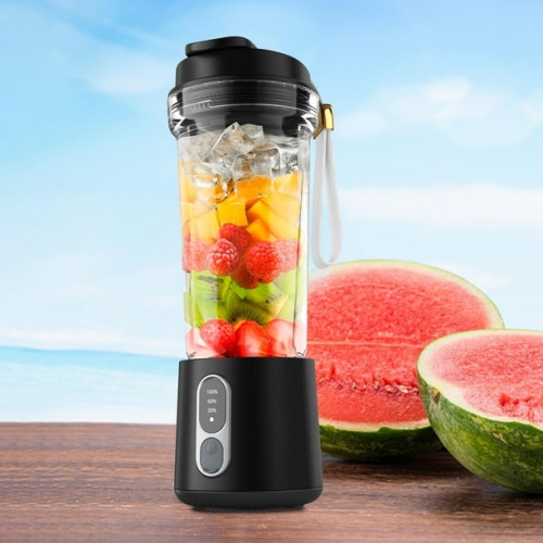 Portable blender mixer juicer cup smoothie fruit milkshake food blender fruit black