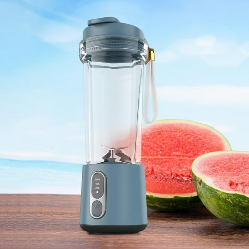 Portable blender mixer juicer cup smoothie fruit milkshake food blender fruit grey