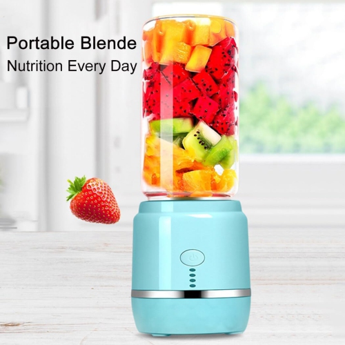 Electric Mini Rechargeable Juicer Rechargeable Portable Handheld - black