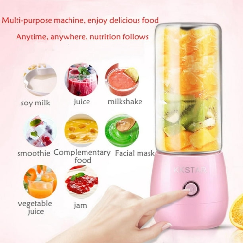 Portable Travel Blender | USB Rechargeable Handheld Juicer - Powerful Smoothie Blender, Kitchen Gadget for Outdoor Travel and Home Use
