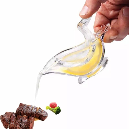 Acrylic lemon juicer Manual transparent small fruit juicer Portable manual lemon squeezer