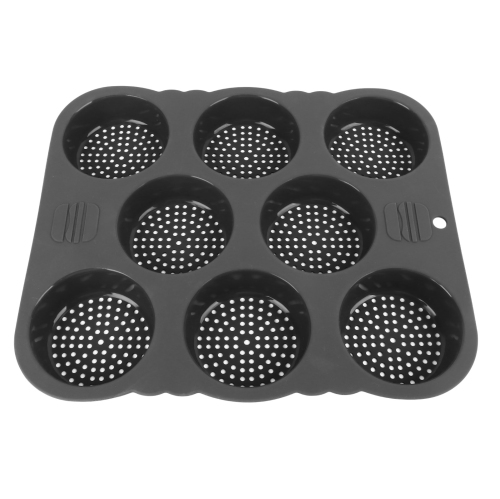 Image 1 de 9.. Moule à pain en silicone à 8 cavités résistant à la chaleur et facile à libérer pour la cuisine