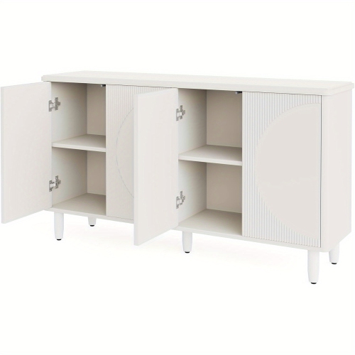 Lantine Buffet Cabinet Sideboard With Storage, Large Storage Cabinet Sideboard Buffet Table With Doors For Living Room Kitchen Dining Room