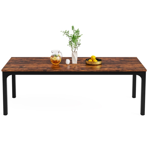 Lantine 78.7" Extra Long 2-Person Computer Desk, Home Office Workstation