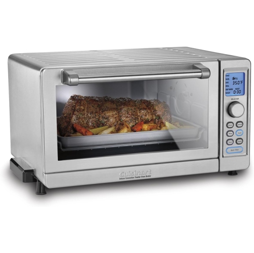 Cuisinart Deluxe Convection Toaster Oven Broiler, 9 Cooking Functions, 1800W, Brushed Silver