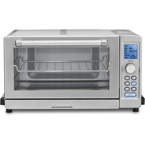 Cuisinart Deluxe Convection Toaster Oven Broiler, 9 Cooking Functions, 1800W, Brushed Silver
