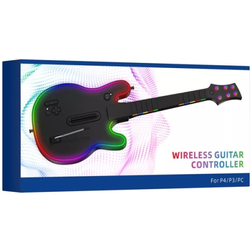 Wireless LED Modes Guitar for PS4/PS3/PC