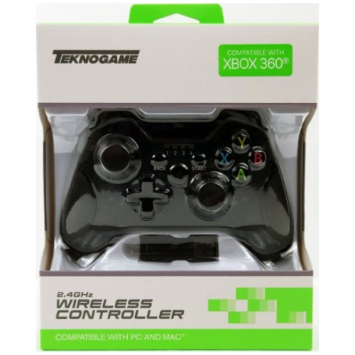 Image 1 of 1.. Clear Black Wireless Controller for Xbox 360