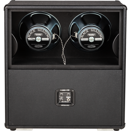 Cabine Mesa Boogie 4x12 à dossier divisé - Bronco noir