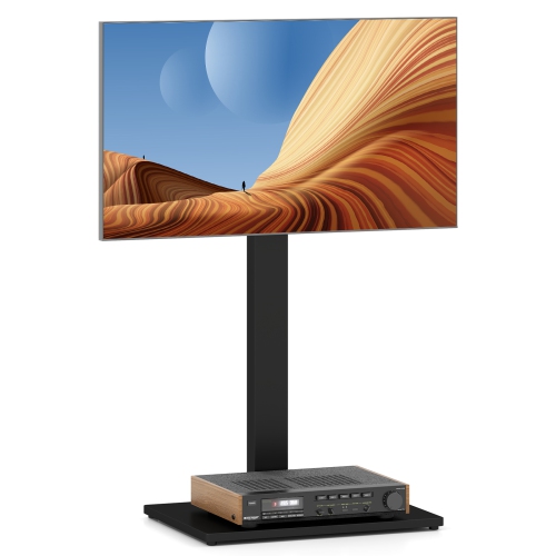 Gymax Floor TV Stand Universal TV Stand for 32-70 Inch TVs up to 110 lbs Mount Stand