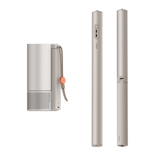 Open Box - XGIMI MoGo 3 Pro Home Projector + PowerBase Stand Bundle, Home Theatre Projector, Portable for Outdoor Movies, 4k Support,