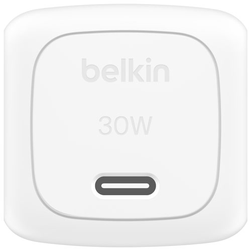 Belkin 30W USB-C Wall Charger with USB-C Cable - White