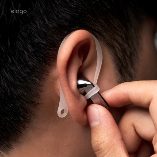 elago Ear Hooks Designed for Samsung Galaxy Buds 3 & Galaxy Buds 3 Pro Earbuds Accessories, Anti-Slip, Ergonomic Design, Comfortable Fit