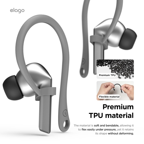 elago Ear Hooks Designed for Samsung Galaxy Buds 3 & Galaxy Buds 3 Pro Earbuds Accessories, Anti-Slip, Ergonomic Design, Comfortable Fit