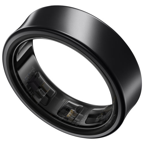 Bague Galaxy Ring de Samsung - Titane noir - Taille 12 - Remis à neuf