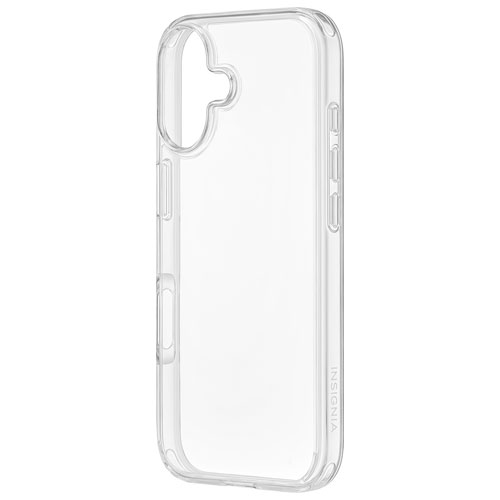 Insignia Fitted Hard Shell Case for iPhone 17 - Clear - Only at Best Buy