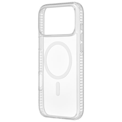 Insignia Fitted Hard Shell Case with MagSafe for iPhone 17 Pro Max - Clear - Only at Best Buy