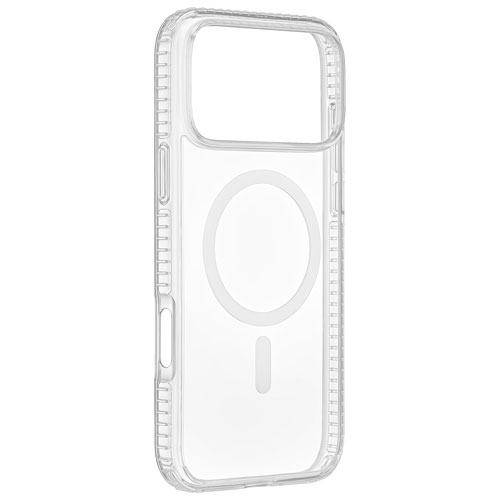 Insignia Fitted Hard Shell Case with MagSafe for iPhone 17 Pro Max - Clear - Only at Best Buy