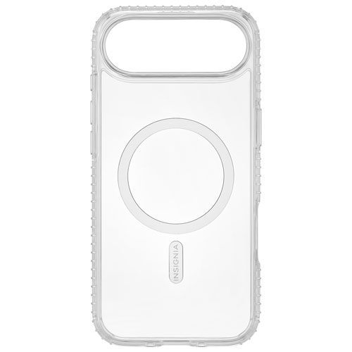 Insignia Fitted Hard Shell Case with MagSafe for iPhone Air - Clear - Only at Best Buy