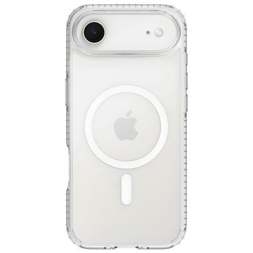 Insignia Fitted Hard Shell Case with MagSafe for iPhone Air - Clear - Only at Best Buy