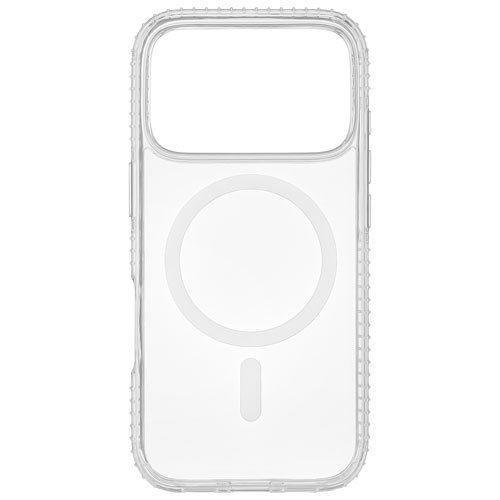 Étui rigide ajusté d'Insignia avec MagSafe pour iPhone 17 Pro - Transparent - Exclusivité de Best Buy
