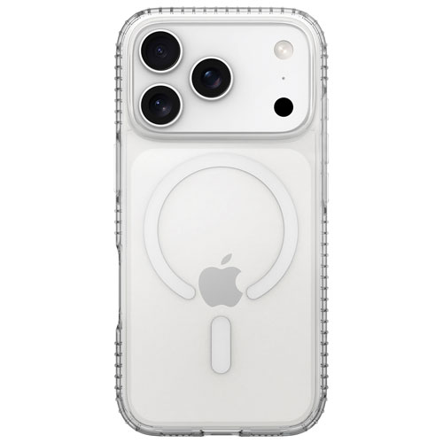 Étui rigide ajusté d'Insignia avec MagSafe pour iPhone 17 Pro - Transparent - Exclusivité de Best Buy
