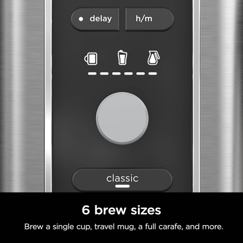Ninja Hot & Iced Single Serve Coffee Maker with Rapid Cold Brew, 10-Cup Glass Carafe, CM360C