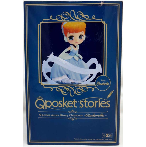 Disney Characters Stories 3.75 Inch Static Figure Q-Posket - Cinderella Ver A
