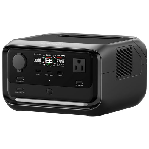 EcoFlow River 3 Plus Portable Power Station - 600 Watts / 286 Wh