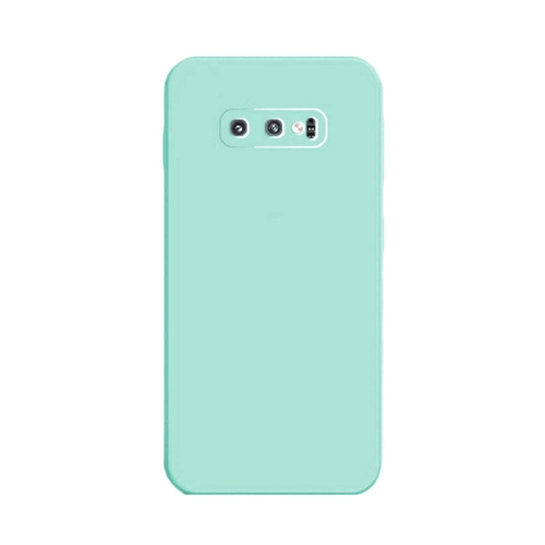 Image 1 de 2.. Étui souple bleu menthe mat de PANDACO pour Galaxy S10e de Samsung