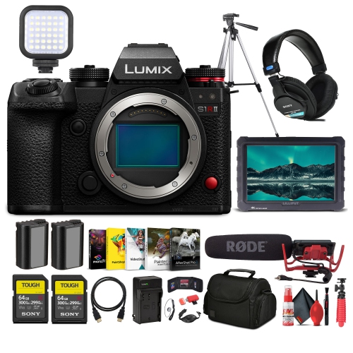 PANASONIC  Lumix S1R Ii Mirrorless Camera + More Accessory Bundle